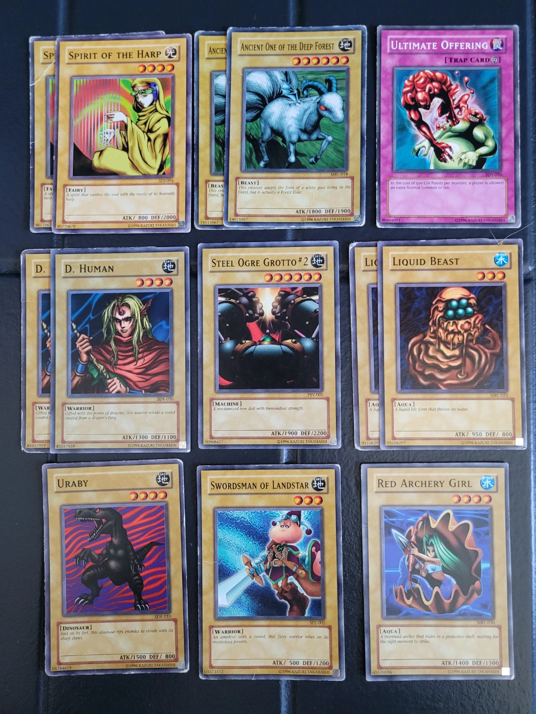 Vintage Yu-Gi-Oh Cards – Classic Early 2000s Lot