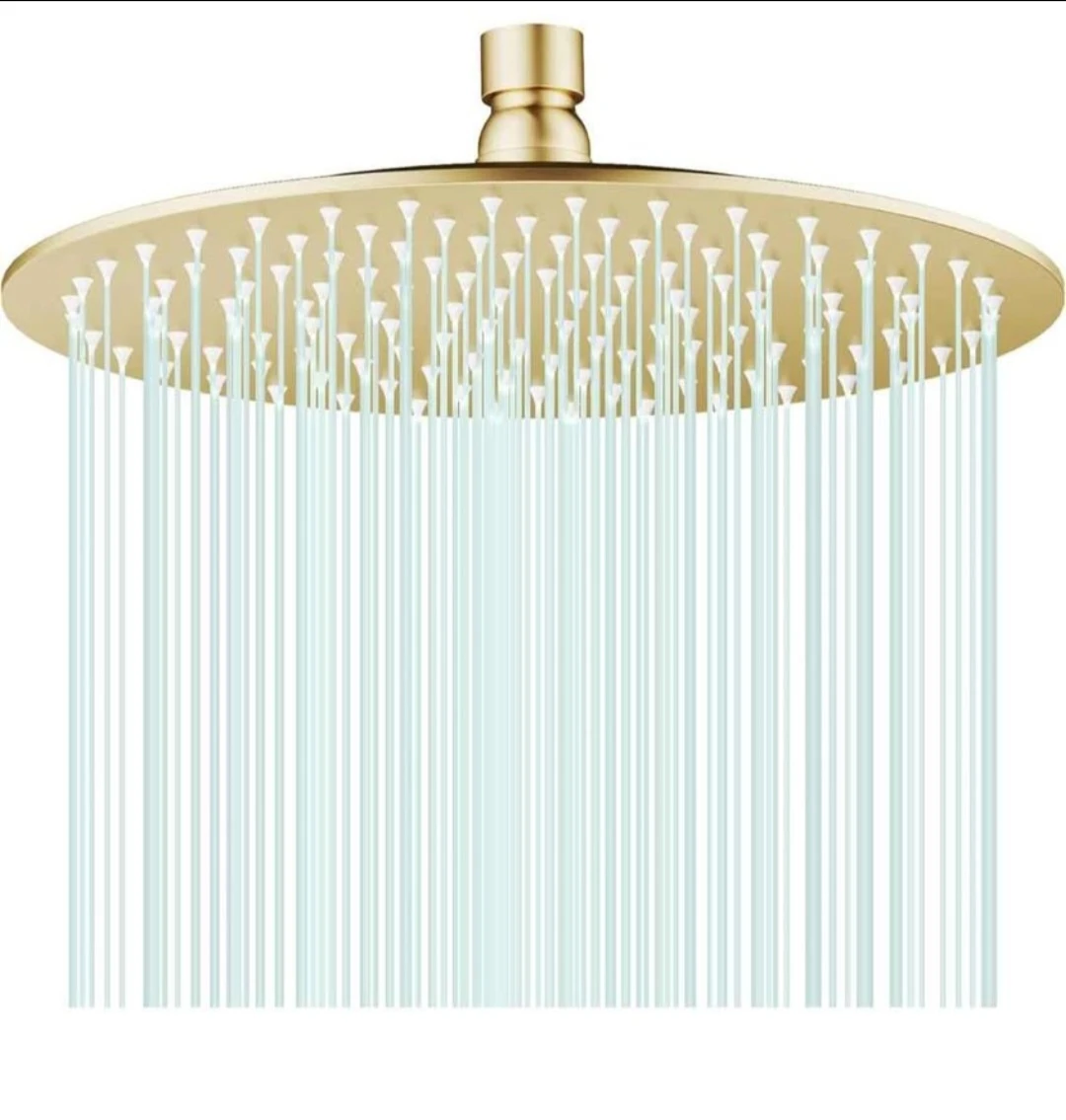 Rain Shower Head Round Shower Head, High Flow Stainless ....