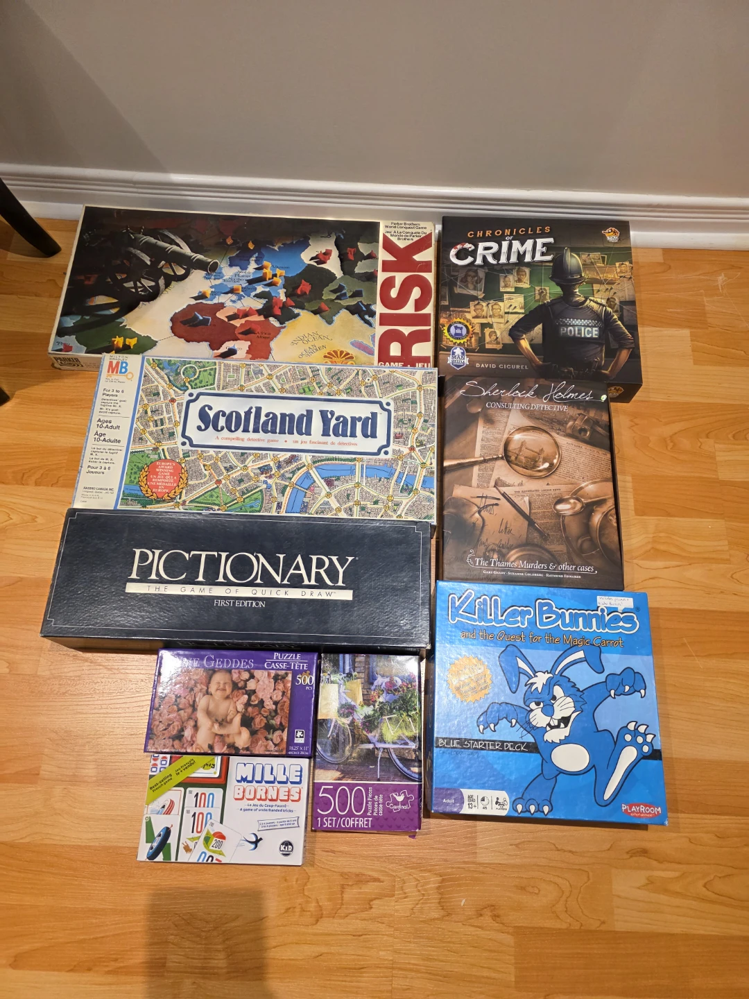 Assorted Board Games and Puzzles Bundle