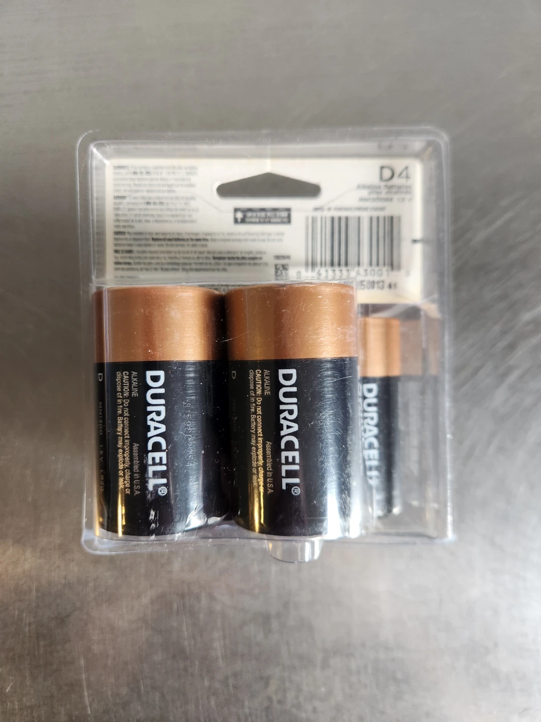 Duracell D Batteries 4-Pack - photo 2