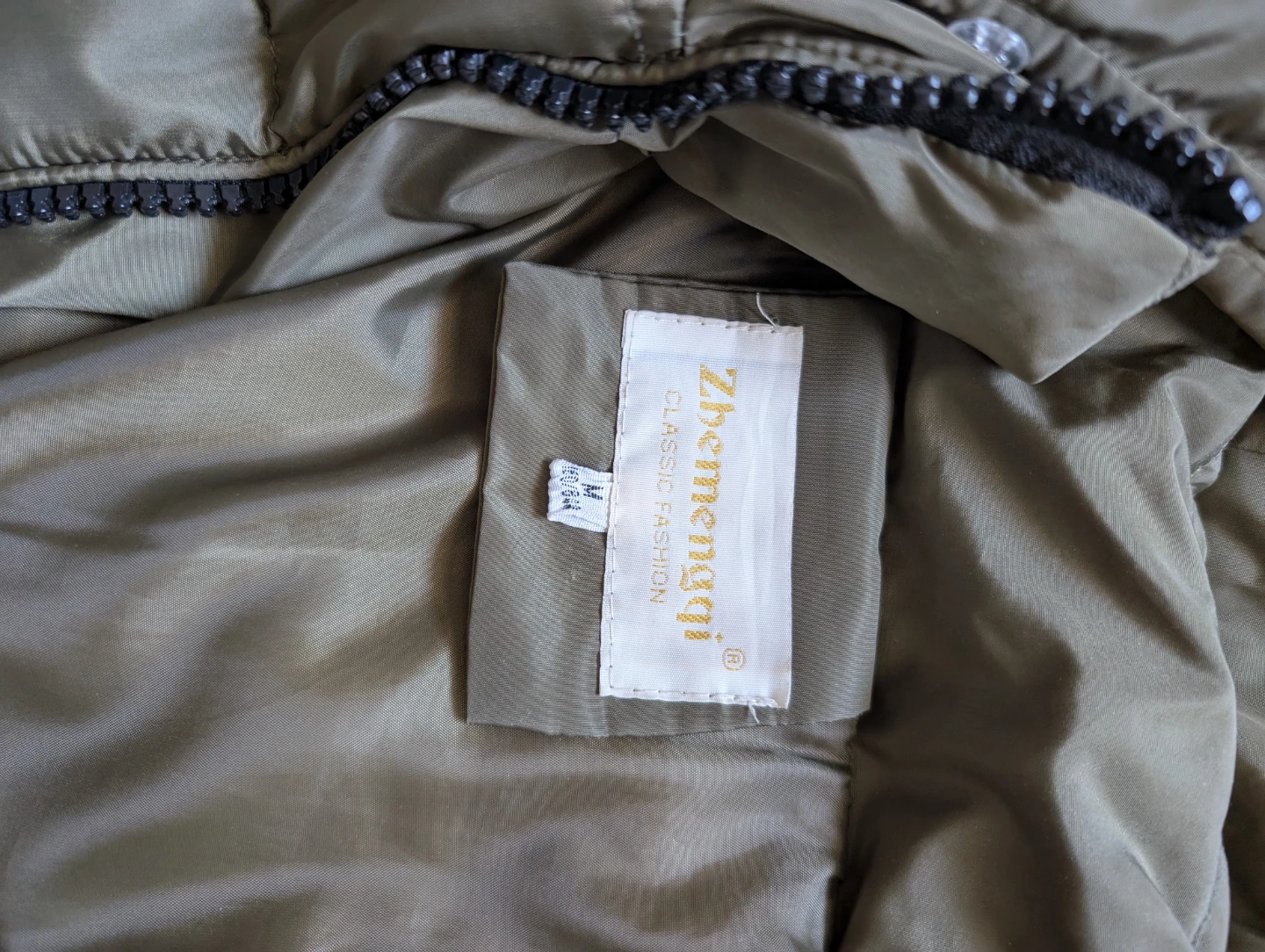 Zhengmenggi Puffer Jacket - Green - photo 2