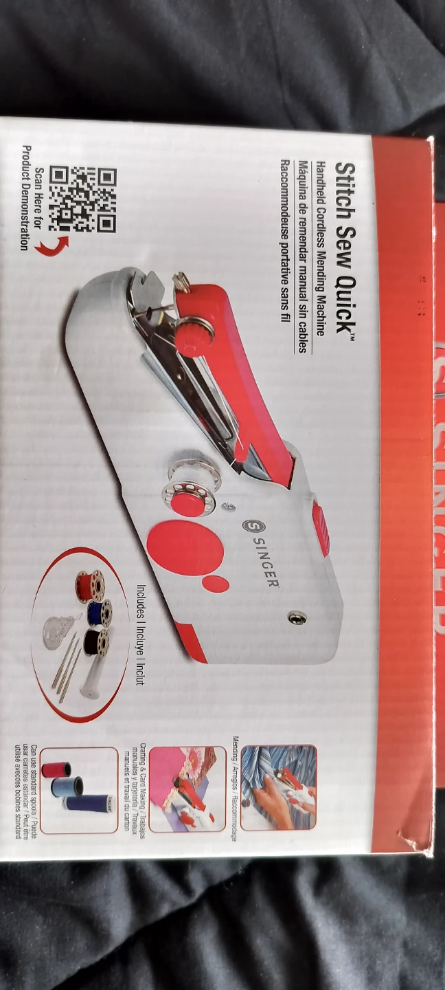 Singer Stitch Sew Quick Handheld Cordless Mending Machine