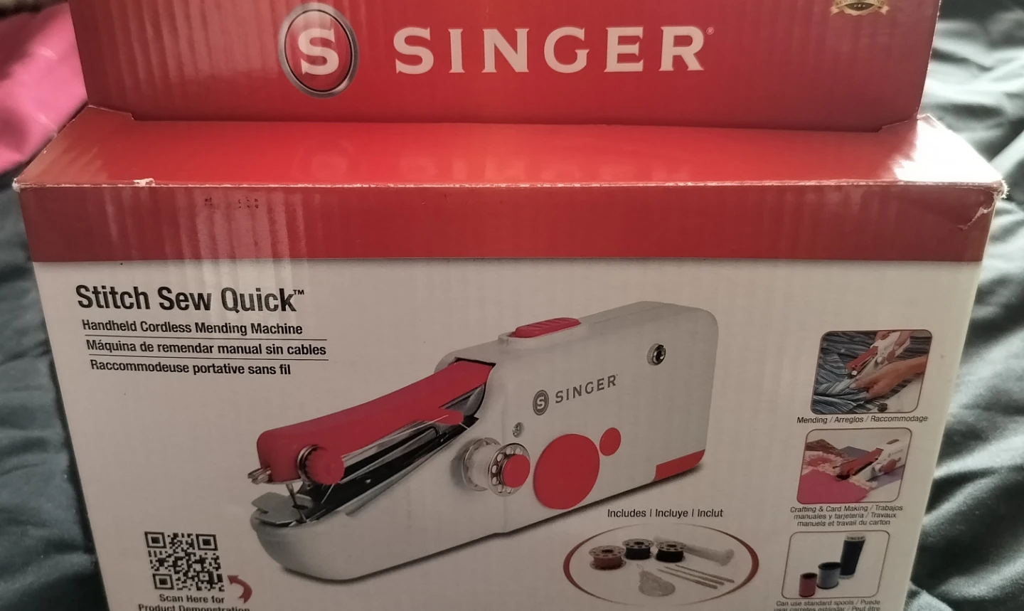Singer Stitch Sew Quick Handheld Cordless Mending Machine - photo 2