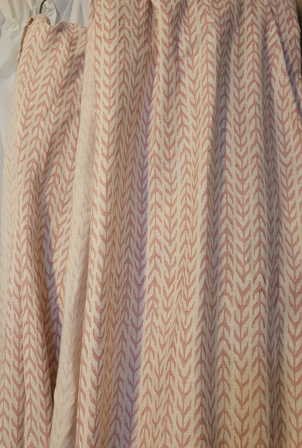BNNT 4@ Patterned High-end Linen Fabric Curtain Panels