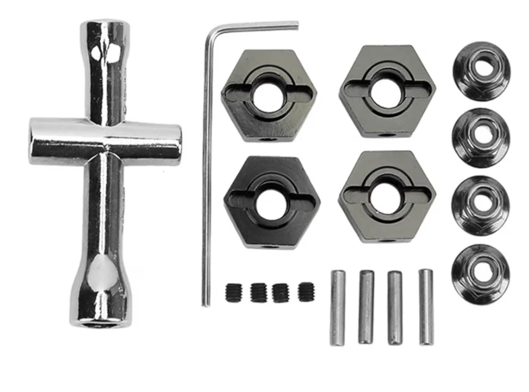 Wheel Hex Hub, Aluminum Alloy 14mm Universal Wheel Hex Adapter