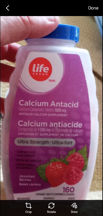 Calcium Antacid Chewable Tablets