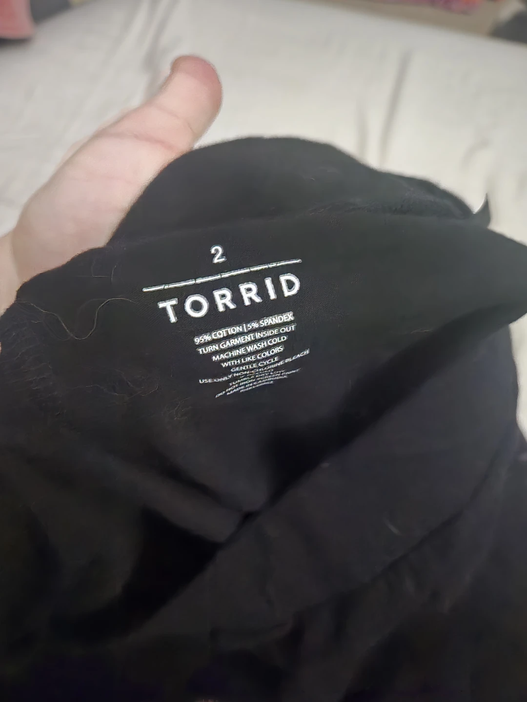 Torrid Black Bat Print Leggings Size 2 - photo 2