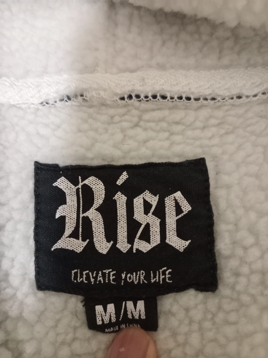 Rise Brooklyn Bear Sherpa Lined Full Zip Hoodie M/M - photo 2