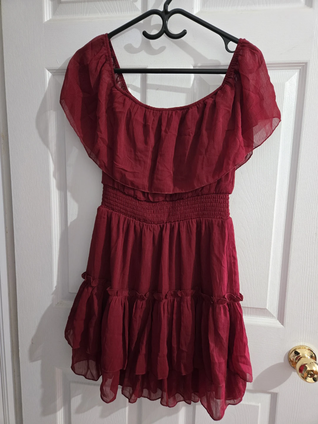 Women's Off-the-Shoulder Ruffle Dress