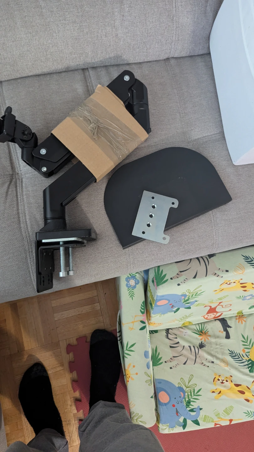 Black Monitor Desk Mount Arm - photo 2