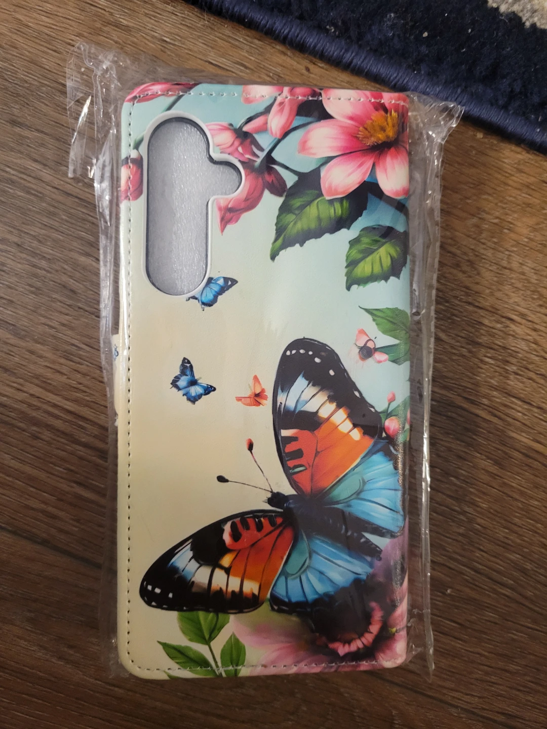 Butterfly floral phone case