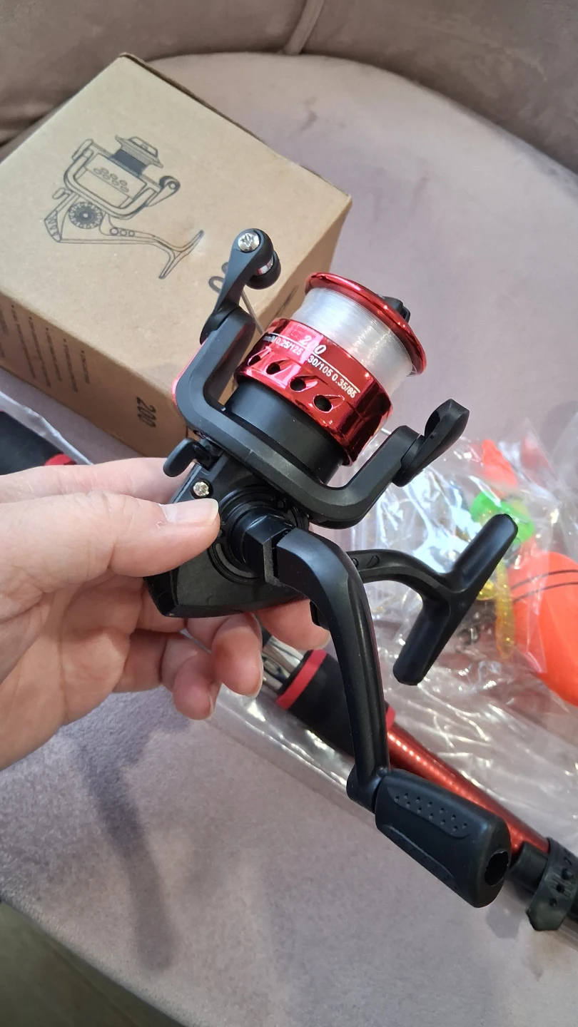 NEW Fishing Rod Reel Hooks Bait Complete Set - photo 5