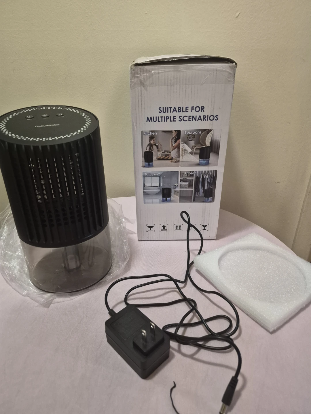 Dehumidifier with Power Adapter