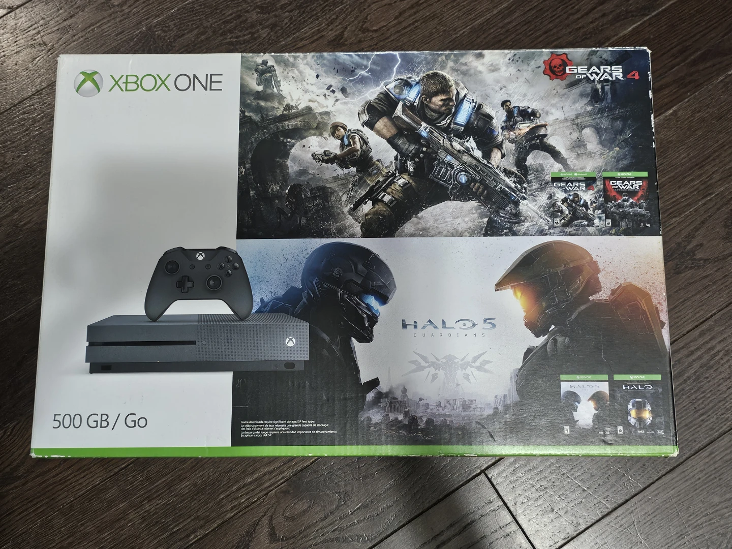 Xbox One S 500GB Console with Two Controllers and 2 games