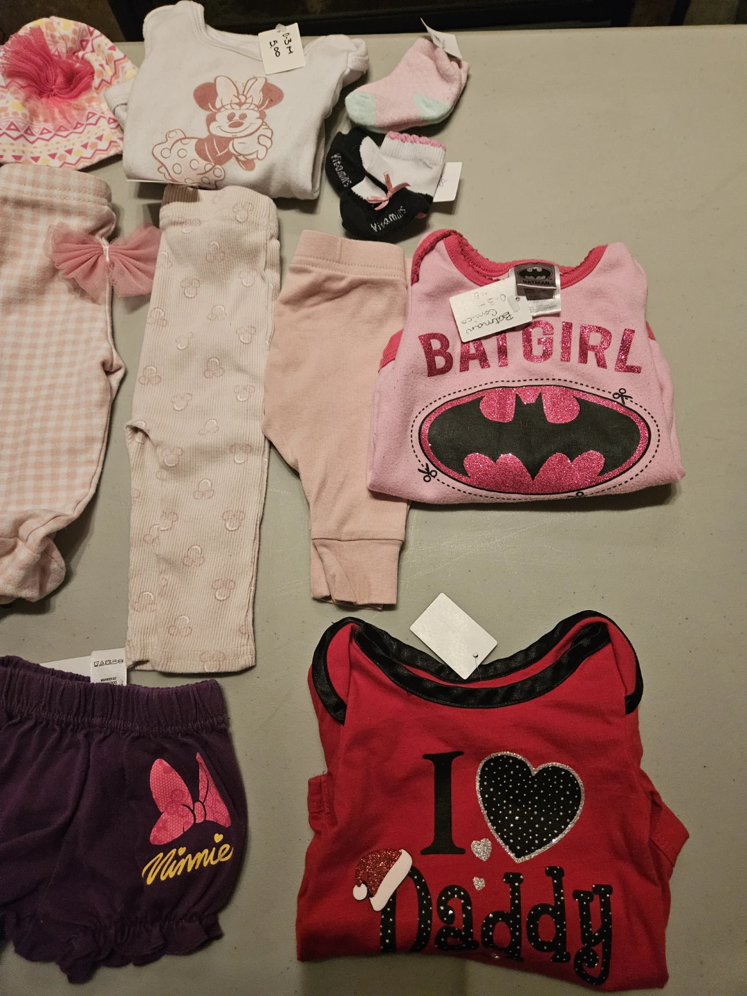 Baby Girl Disney & DC Comics Clothing Lot size 0-3 months - photo 3