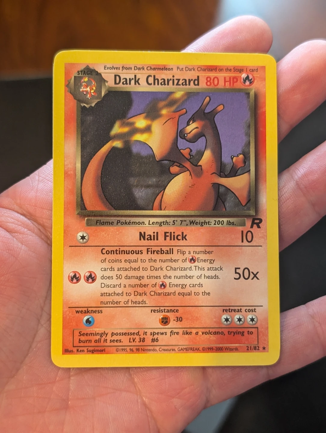 Dark Charizard Team Rocket Non Holo 21/82 - Pokemon - photo 3