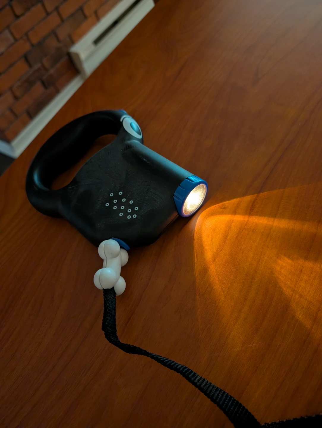 Retractable Dog Leash with Built-in Flashlight