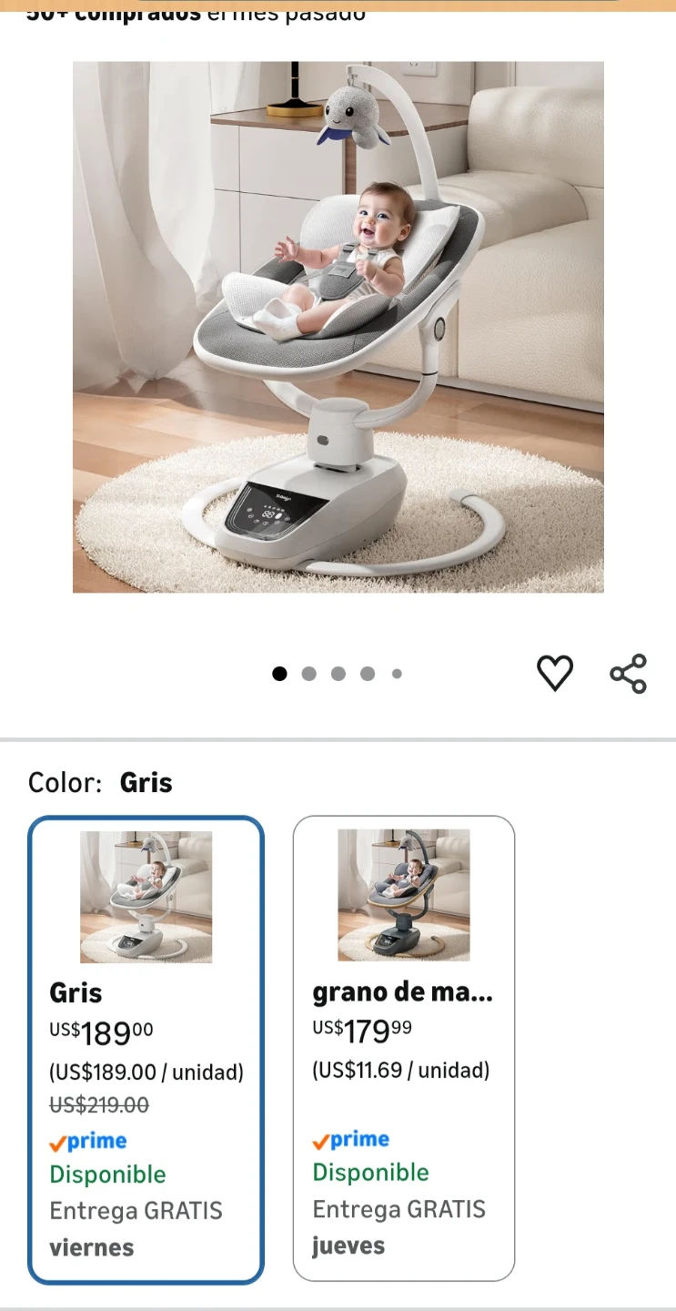 Trimige Baby Swing with Remote - photo 5
