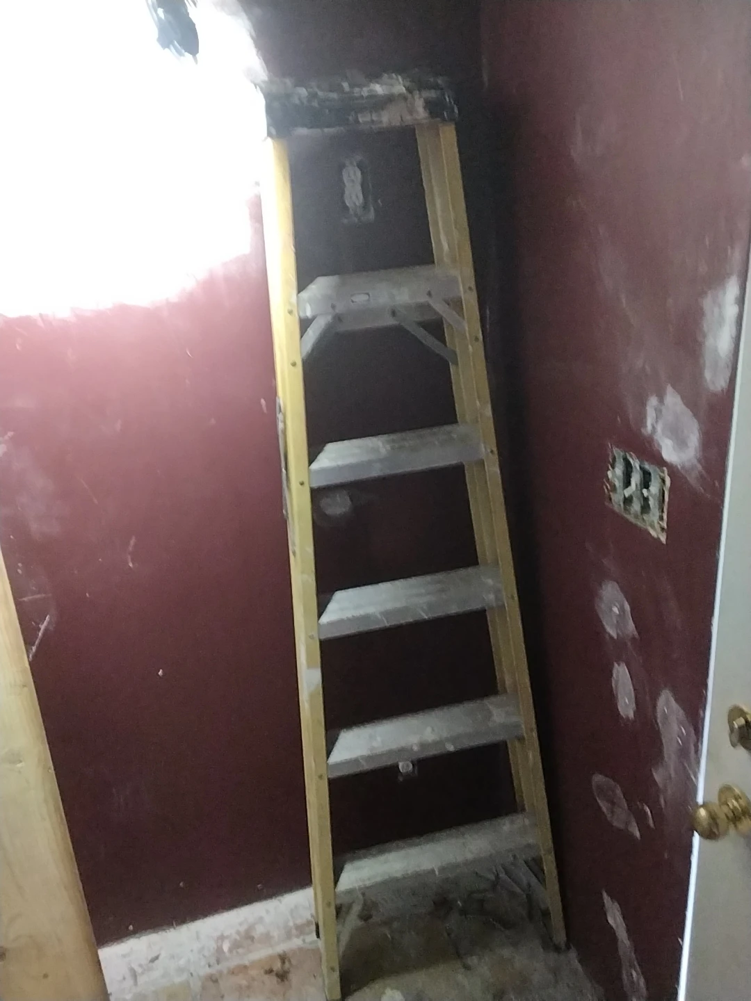 Yellow A-Frame Ladder