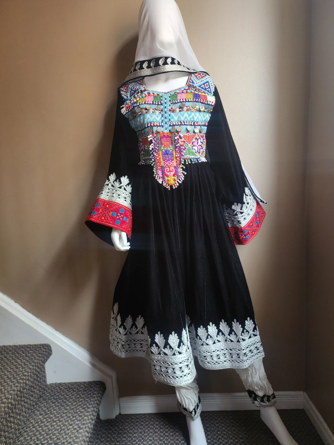 Hand-Embellished Traditional Dress - photo 3