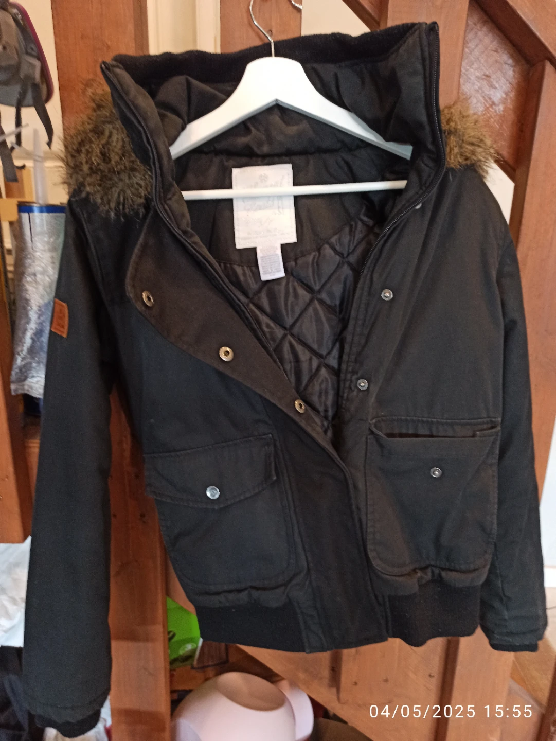 Black Winter Jacket  coat - photo 2