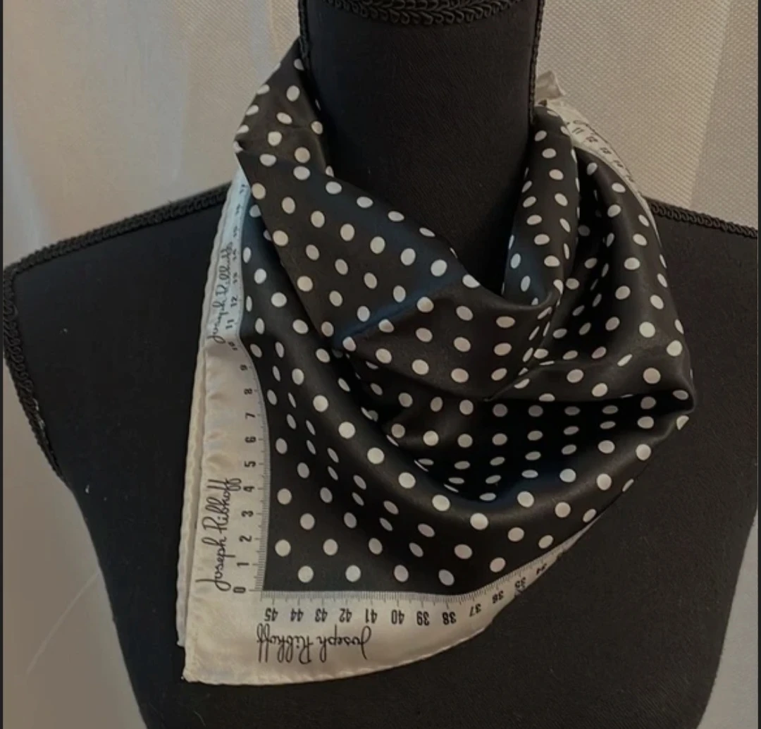 Joseph Ribkoff Black & White Polka Dot Scarf - photo 2