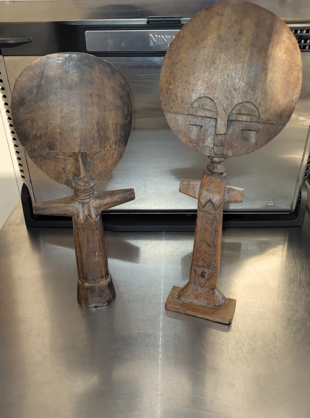 African fertility idols - carved wood