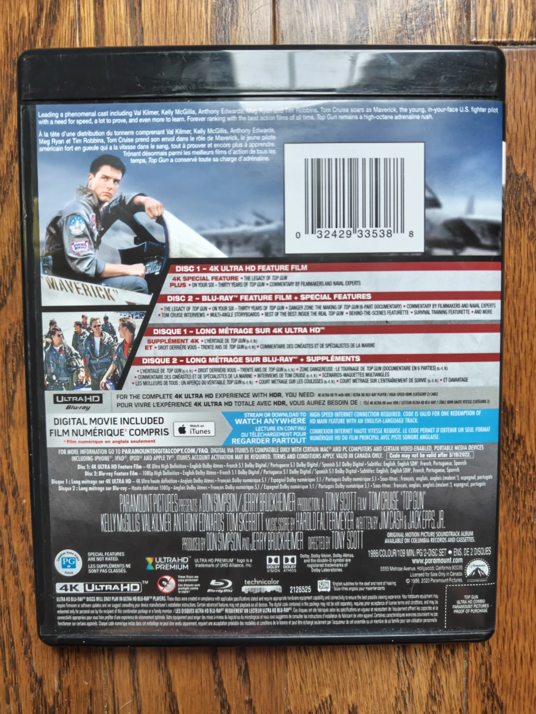 Top Gun 4K Ultra HD Blu-ray - photo 3