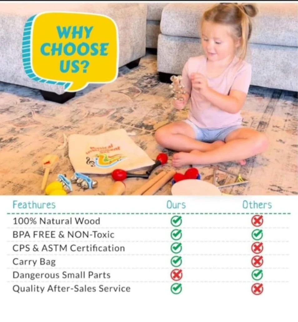 Boxiki kids Musical Instrument Set | Rhythm & Music Educa.... - photo 5