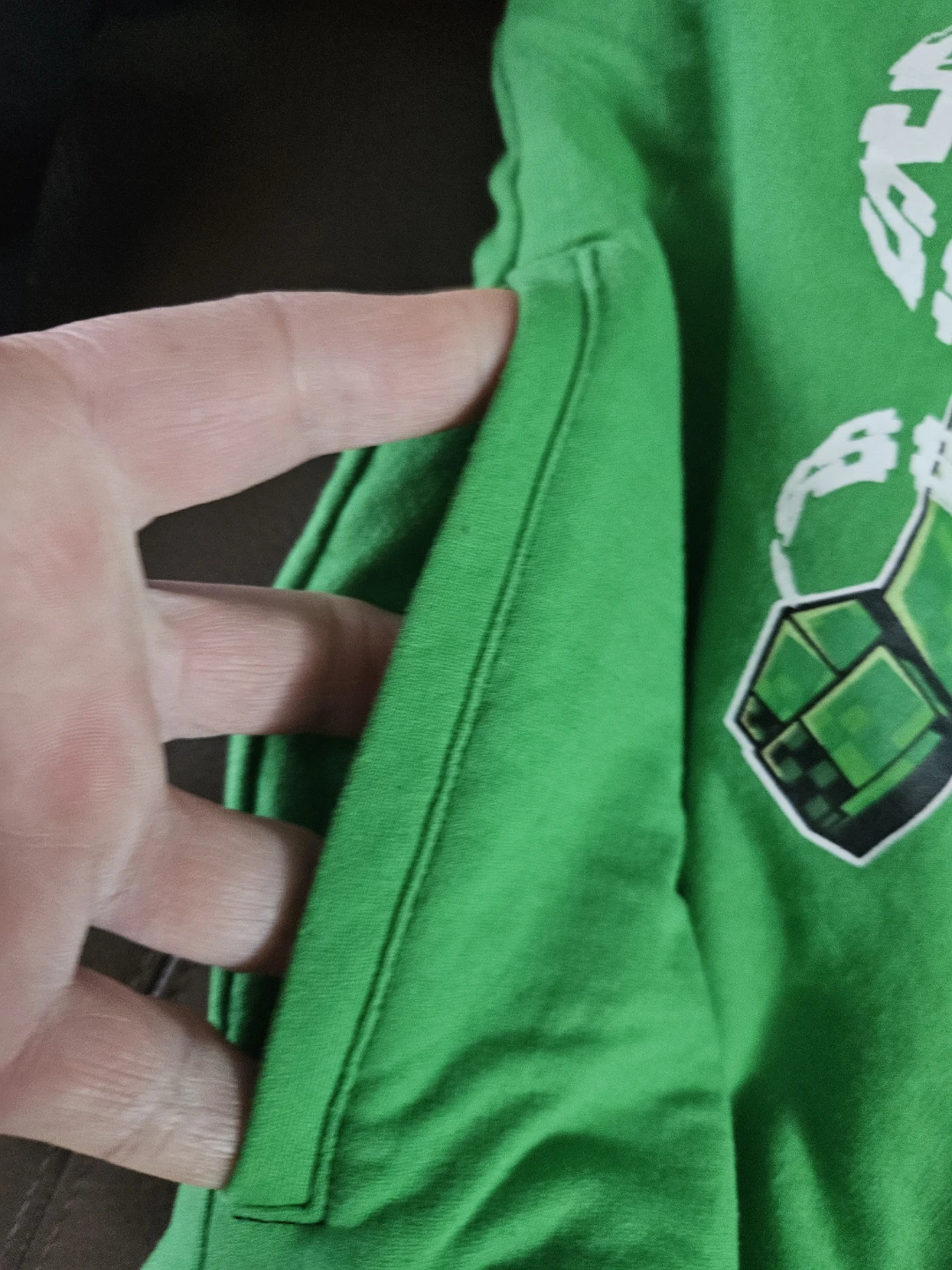 Minecraft Creeper Varsity Jacket - photo 3