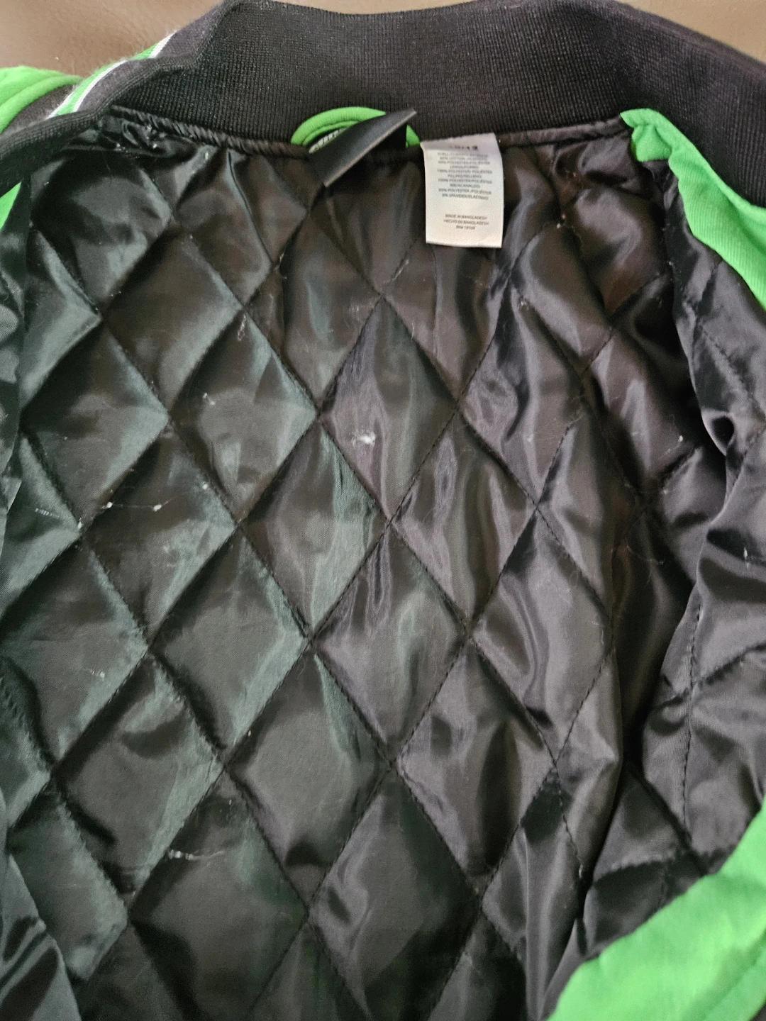 Minecraft Creeper Varsity Jacket - photo 4