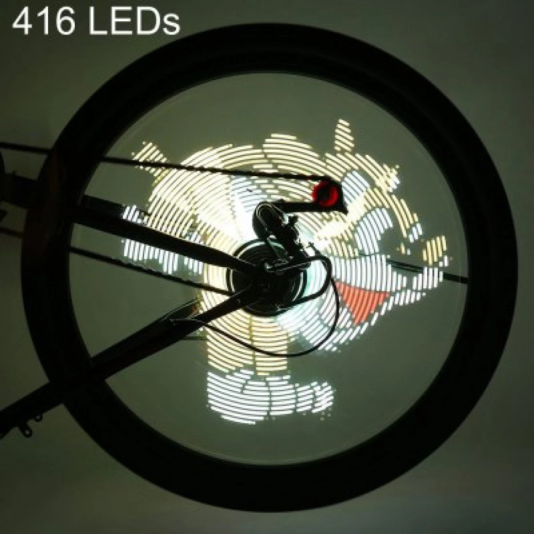 Lixada FH - 801 RGB Bicycle Wheel Lights (416 led)