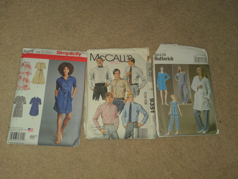 Simplicity, McCall's, and Butterick Sewing Patterns