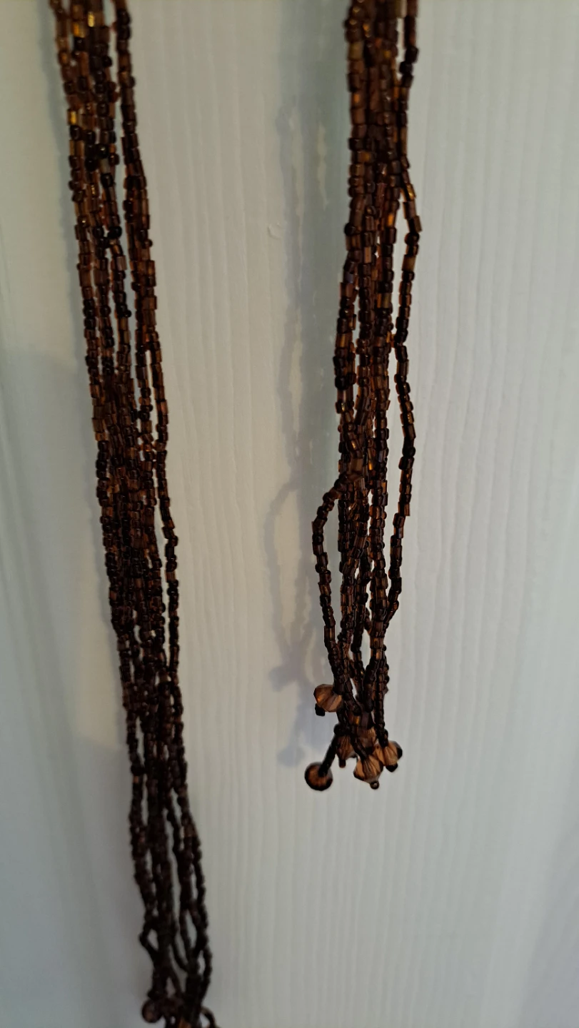 Brown Beaded Belt/Necklace - photo 4