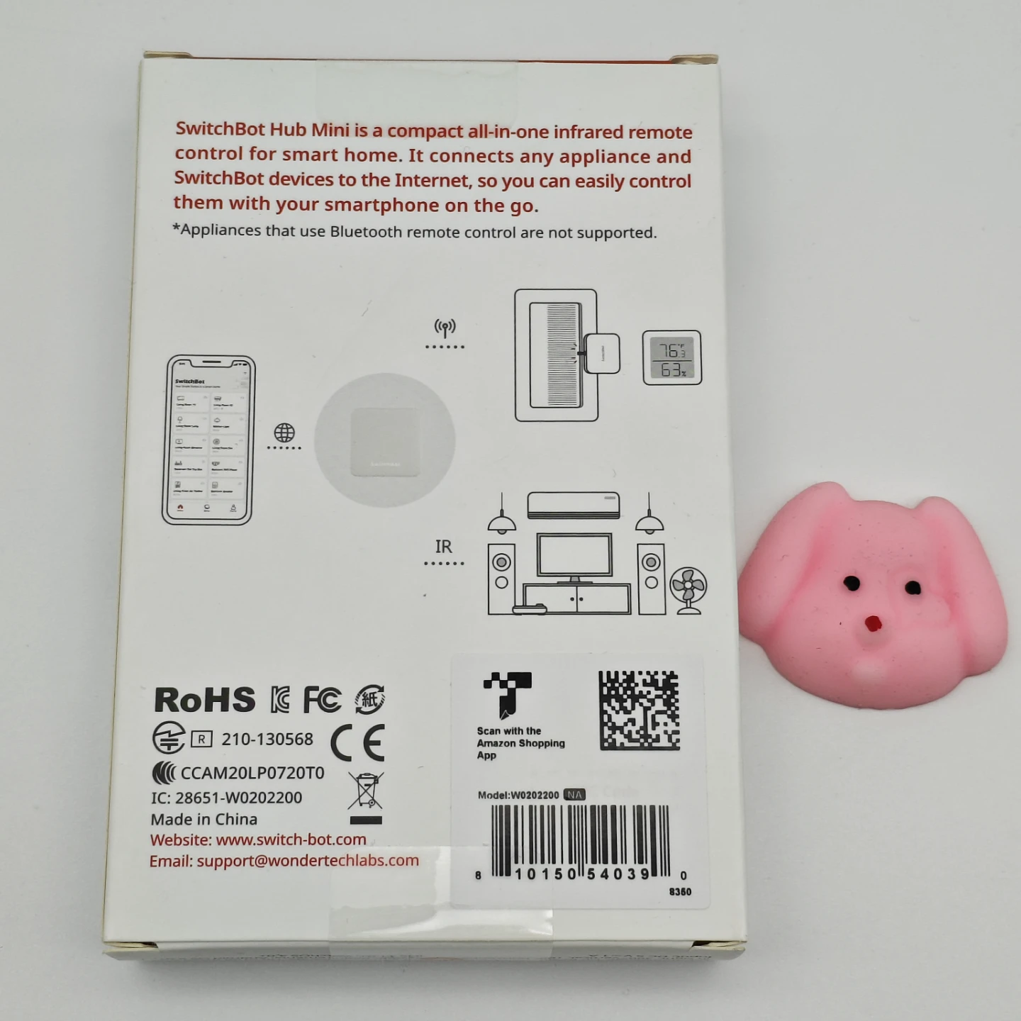SwitchBot Hub Mini Infrared Universal Remote Control - photo 2