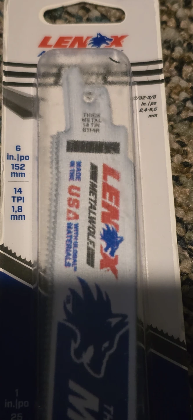Lenox 5-Piece Metal Reciprocating Saw Blades