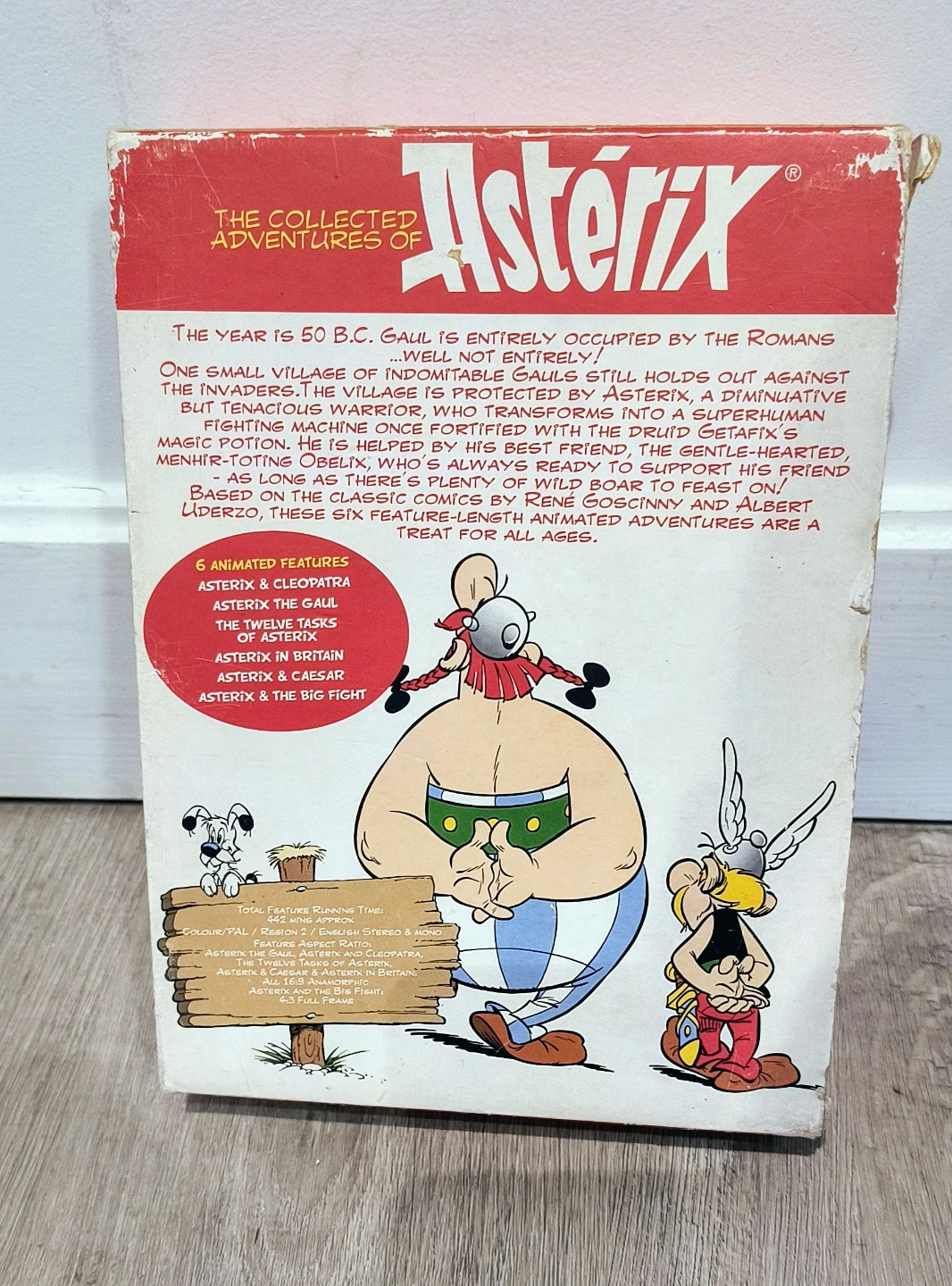 Asterix 6 Disc Collector's Edition DVD Set (1 Disc Missing) - photo 2