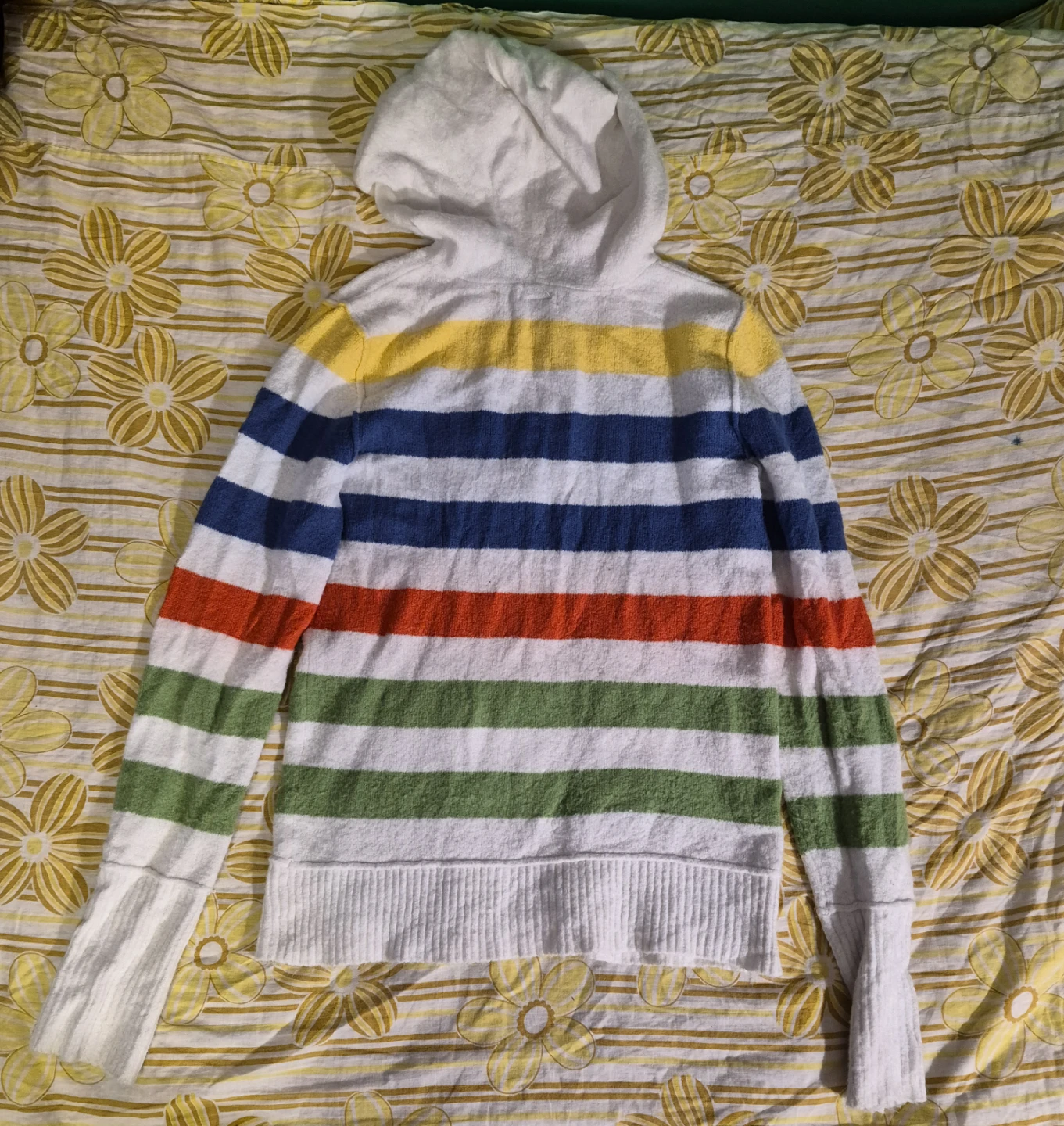 Delia*s multi-coloured striped hoodie - photo 2