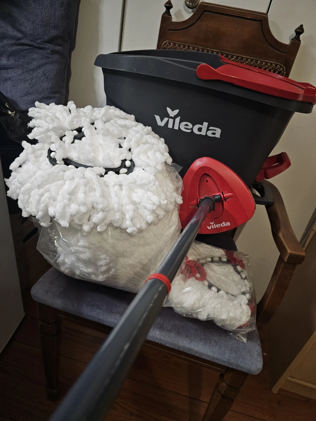 Vileda Spin & Sparkle Mop Set with Extra Refill - photo 3