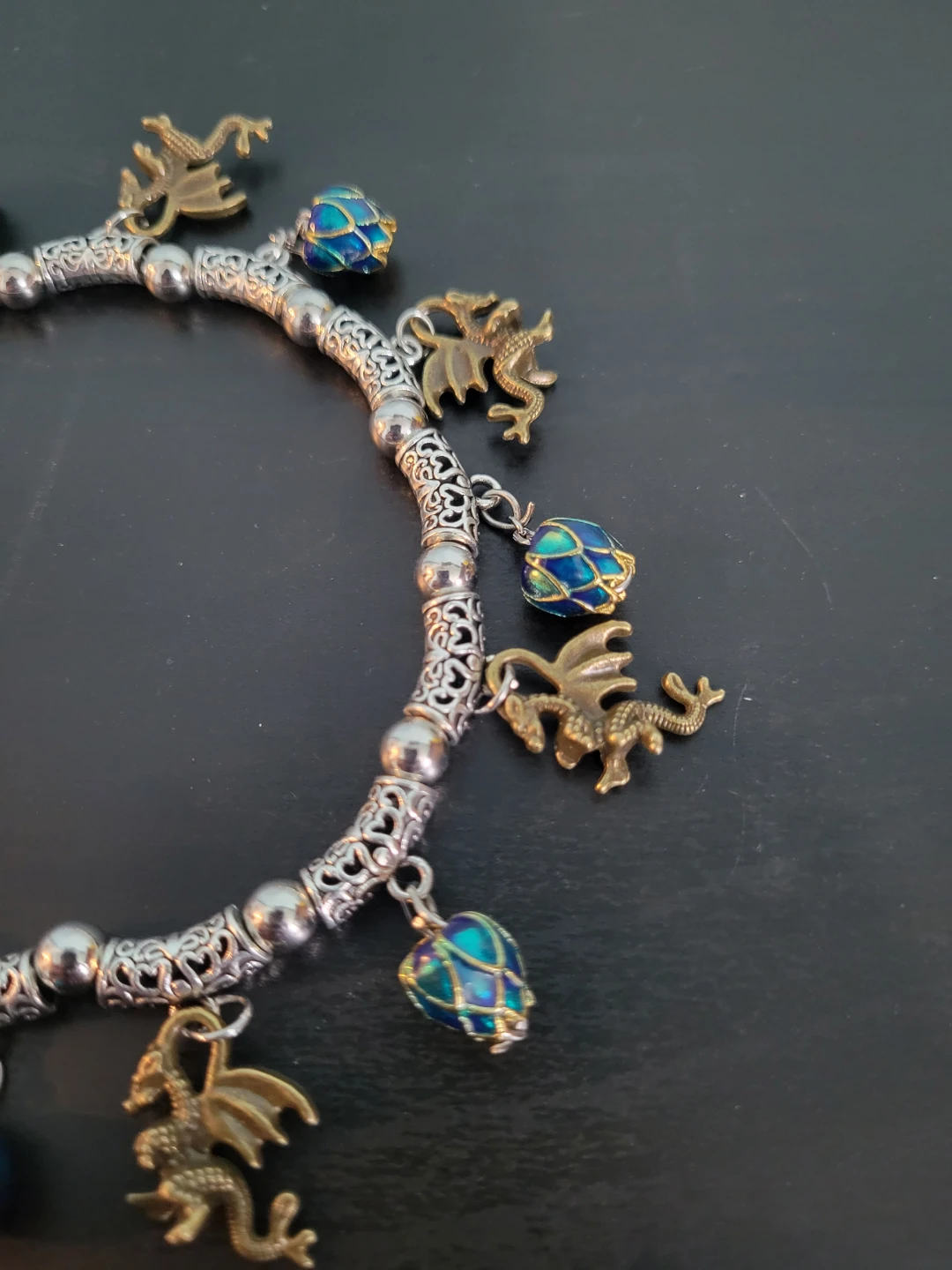 Handmade Dragon Charm Bracelet - photo 2