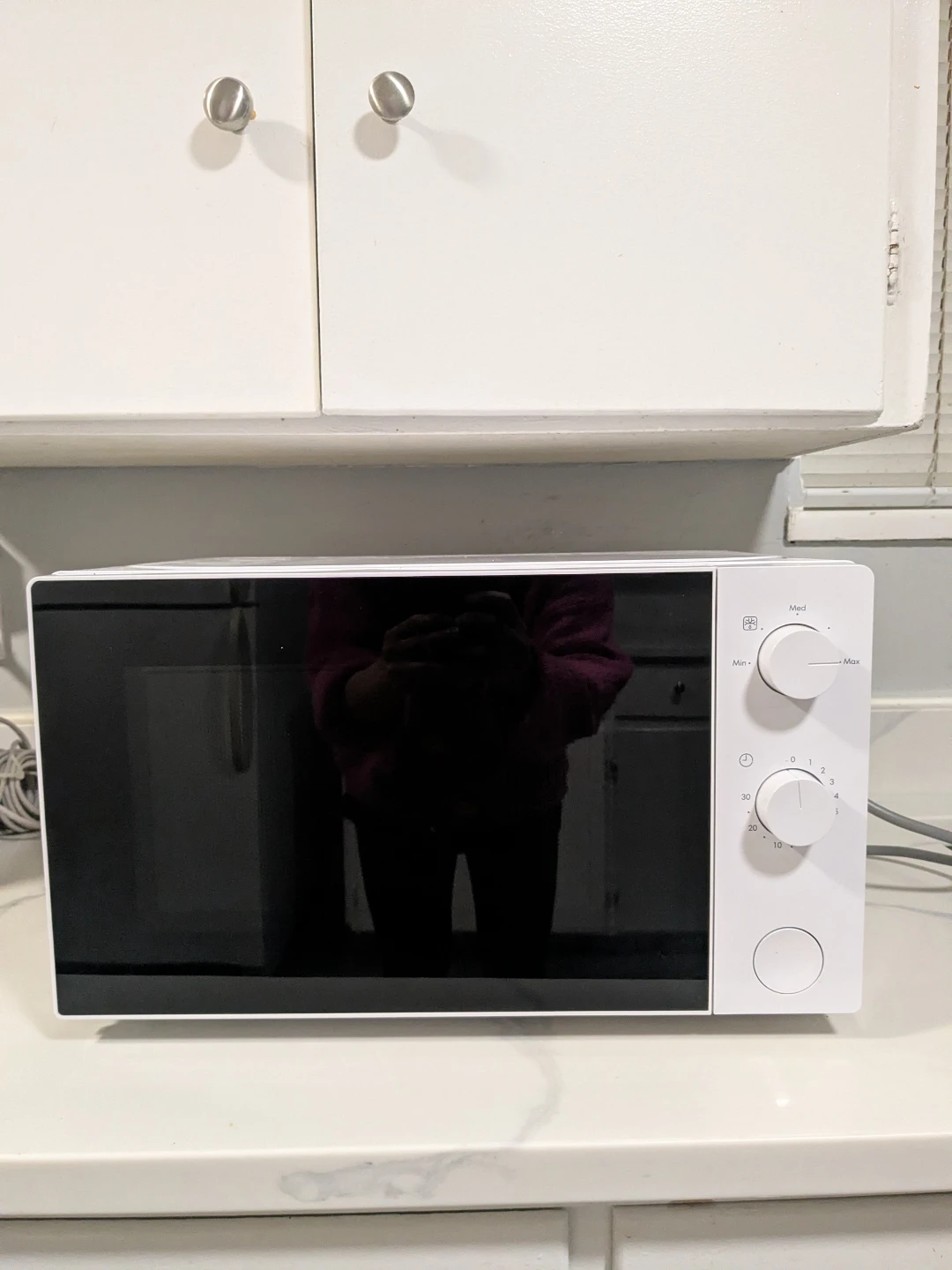 Ikea White Compact Microwave