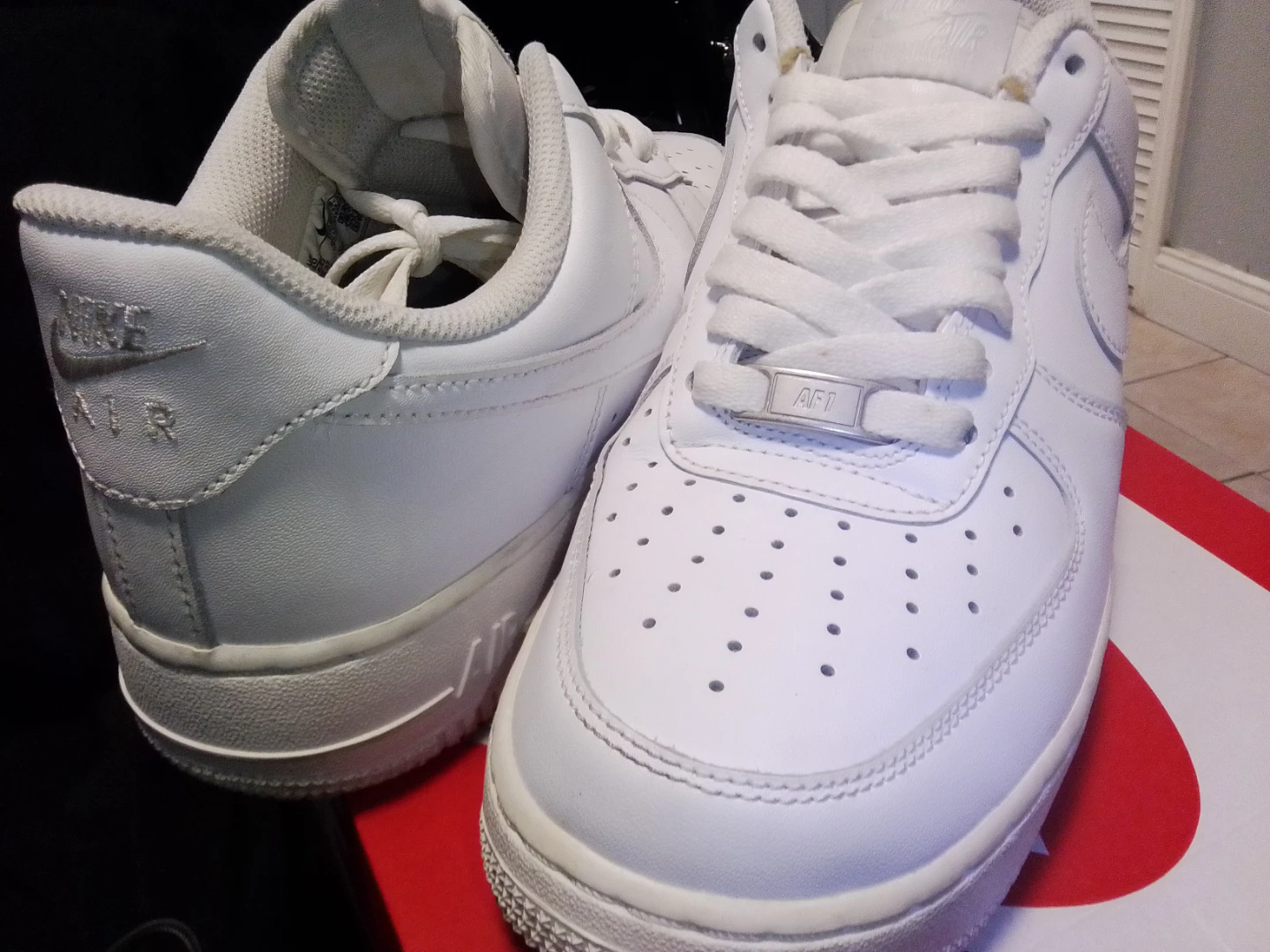 Nike Air Force 1 Low White Sneakers - photo 2