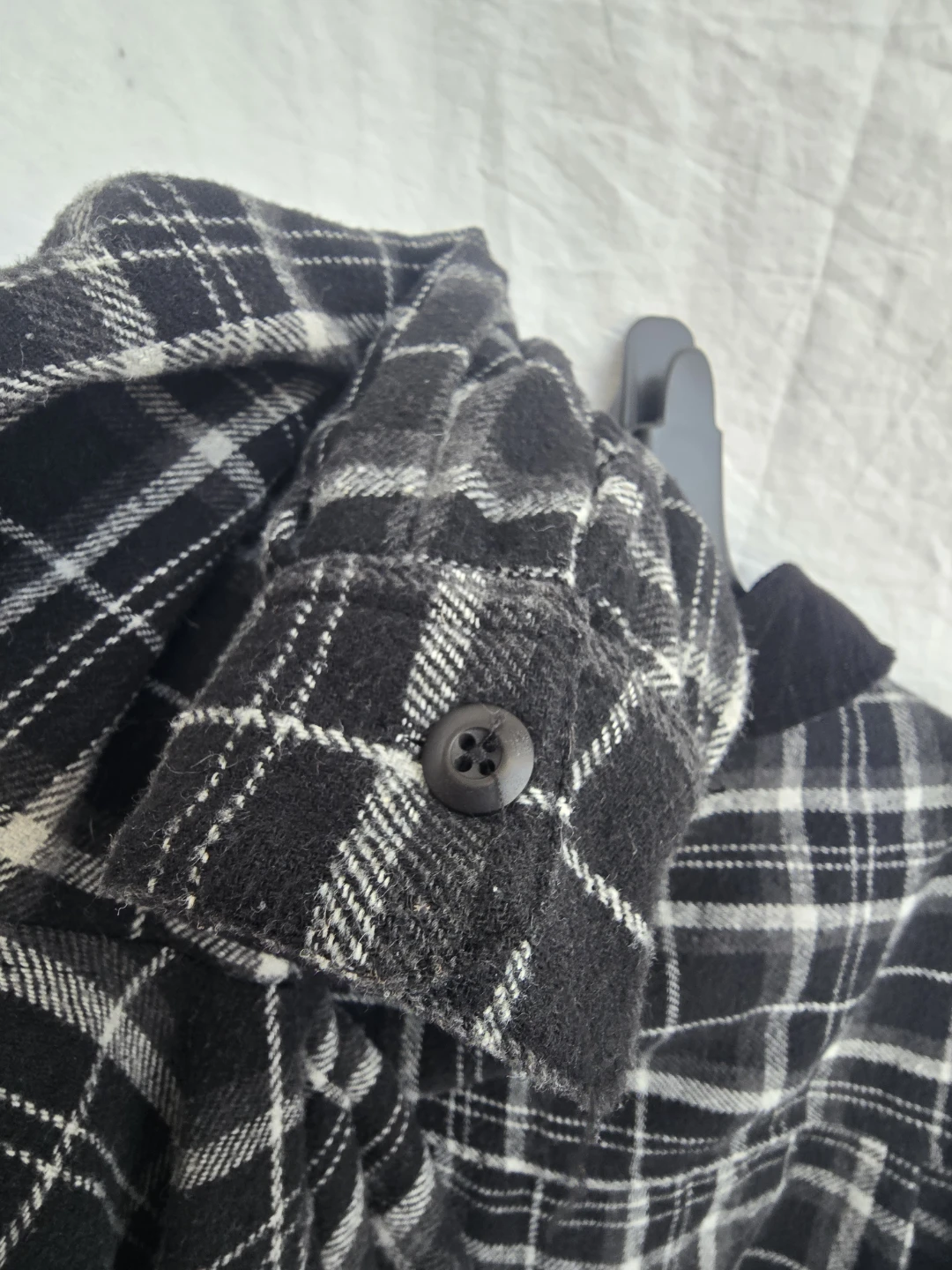 Knee length, Plaid Flannel Shirt Jacket (Shacket) - photo 5