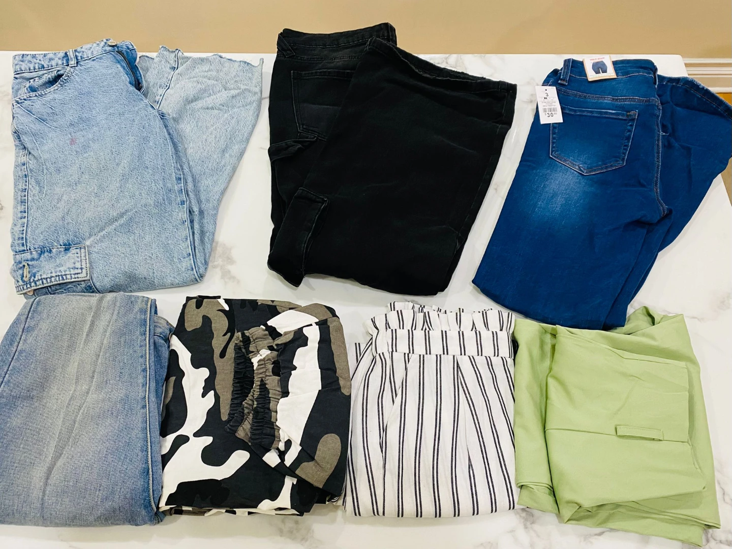 Forever 21 Green Button-Up Shirt and Pants Set - photo 5