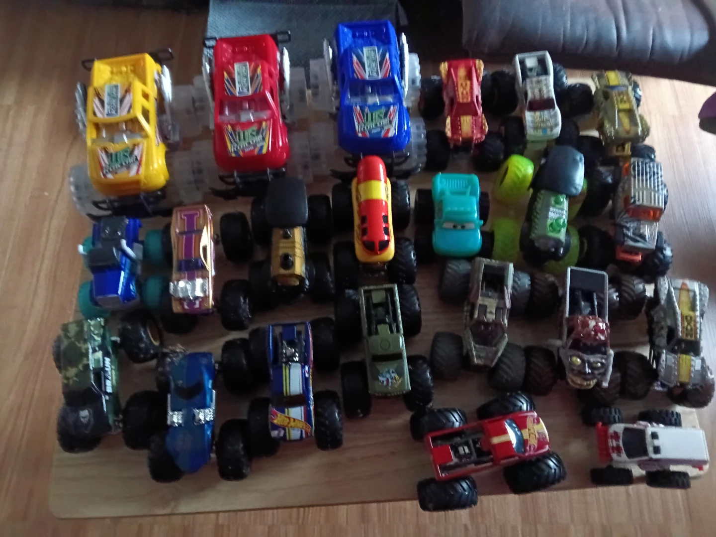 Assorted Monster Jam Toy Trucks - Collection