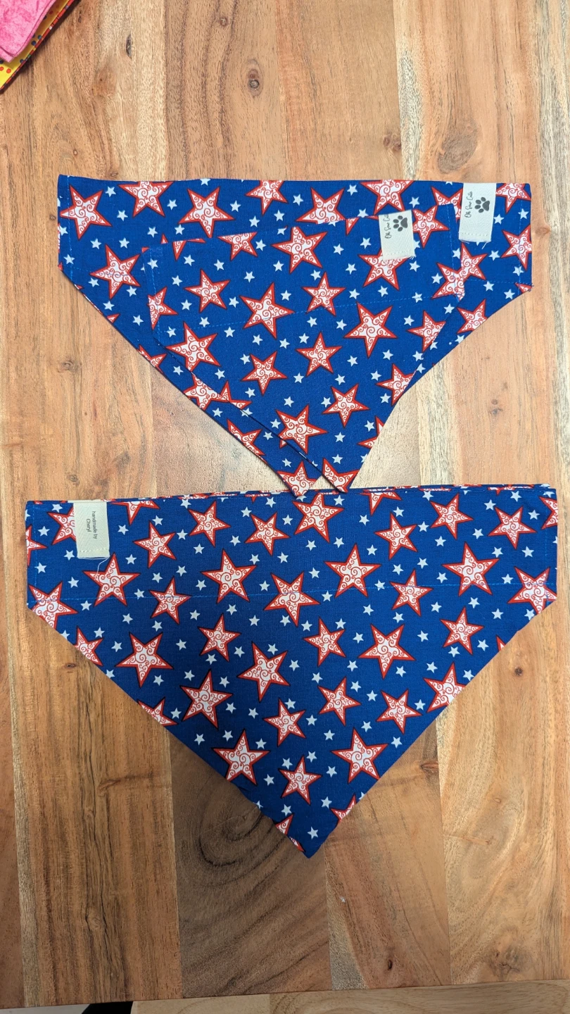 Hand Sewn Dog Bandanas - Assorted Prints - photo 5