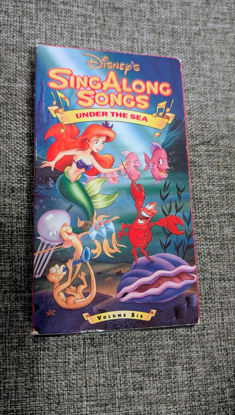 Disney's Sing Along Songs Under the Sea VHS Volume Six