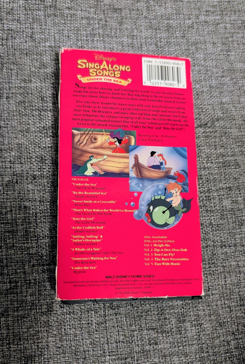 Disney's Sing Along Songs Under the Sea VHS Volume Six - photo 2