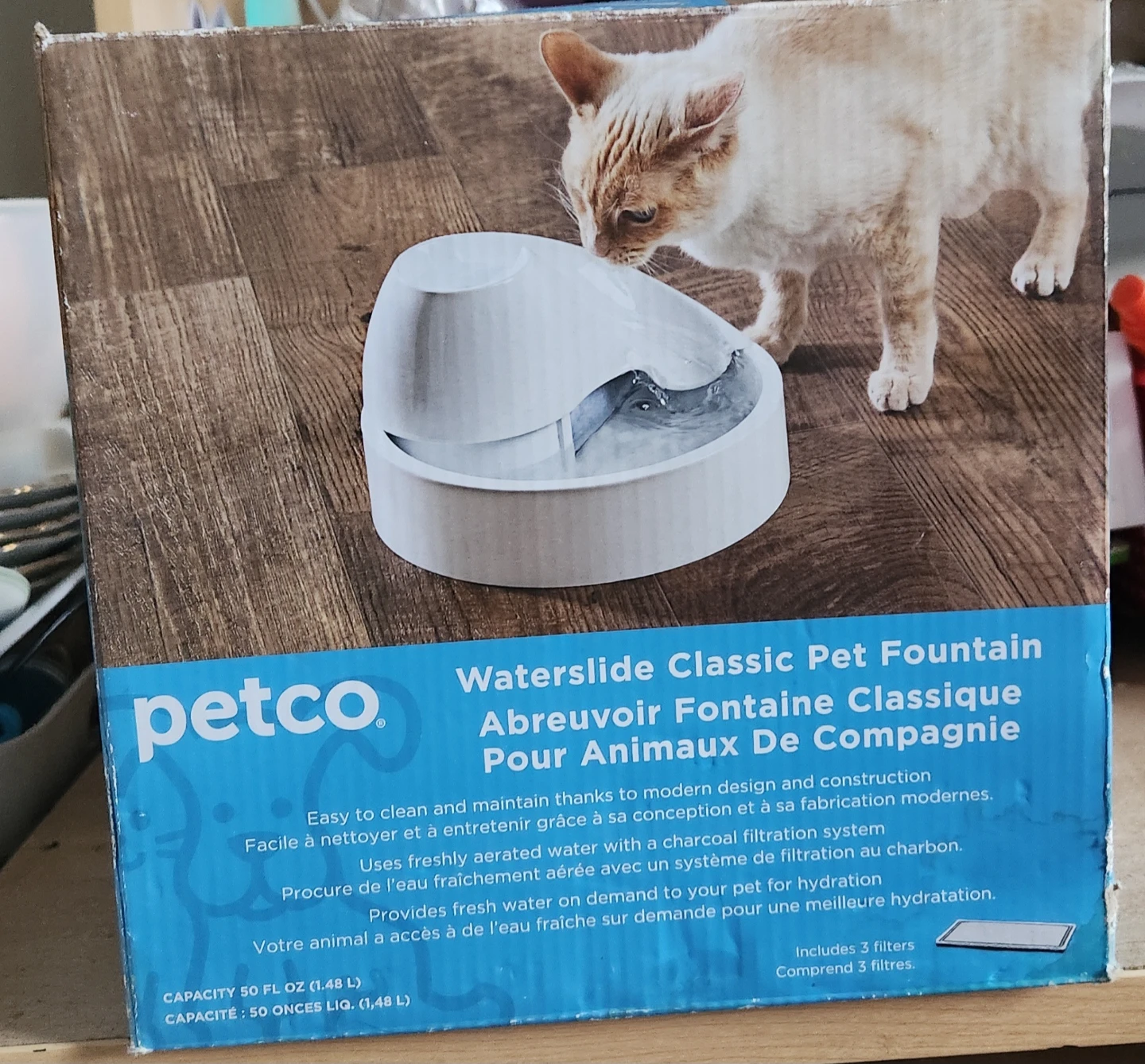 Petco Waterslide Classic Pet Fountain