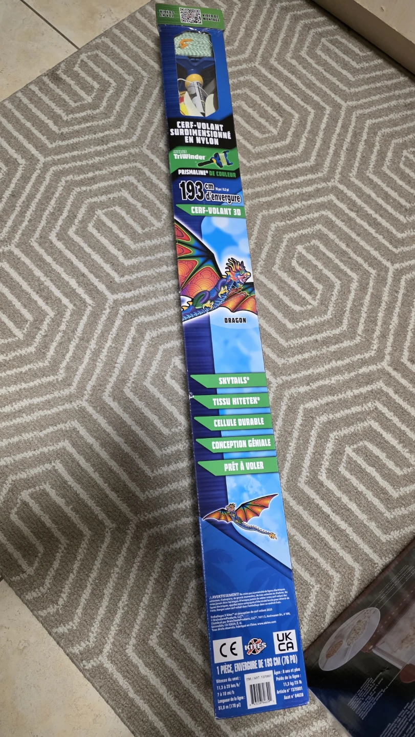 Supersized Nylon 3-D Kite - photo 2